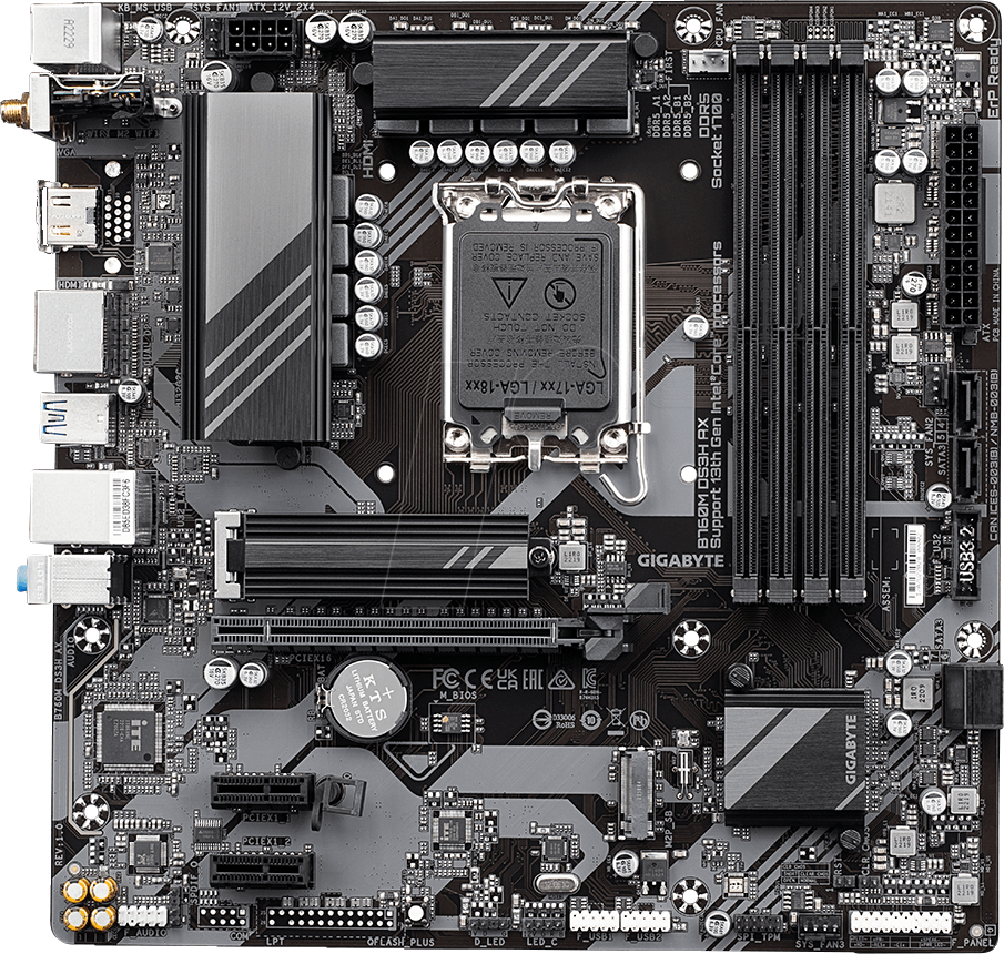 GA B760M 51767 - GIGABYTE B760M DS3H AX (1700) von Gigabyte