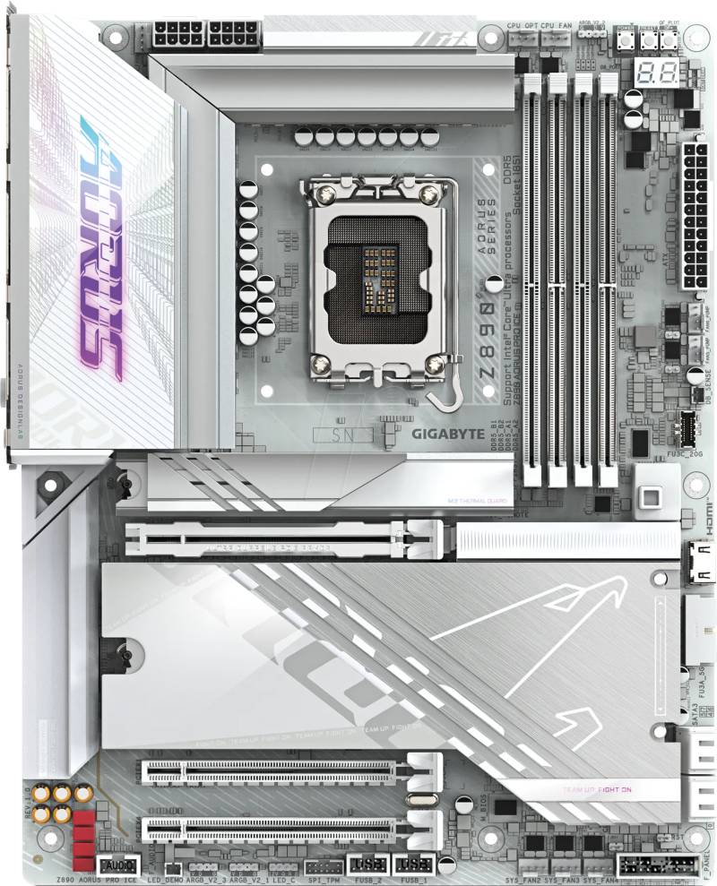GA Z890 64712 - GIGABYTE Z890 AORUS PRO ICE (1851) von Gigabyte