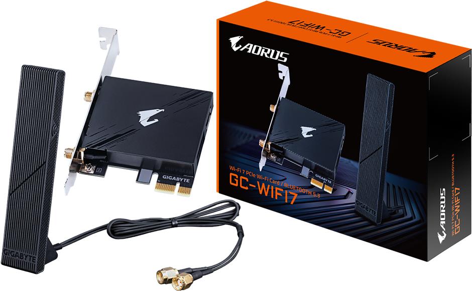 Gigabyte GC-WIFI7 Netzwerkkarte Eingebaut WLAN / Bluetooth 5800 Mbit/s (GC-WIFI7) von Gigabyte