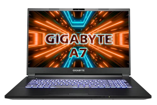 GIGABYTE A7 X1-CDE1130SH AMD Ryzen 9 5900HX 43,94cm 17,3Zoll FHD RTX 3070 8GB GDDR6 2x8GB DDR4 512GB SSD W10H 2YW schwarz von Gigabyte