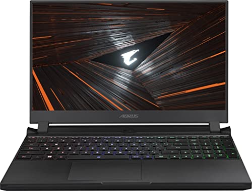 GIGABYTE AORUS 5 Gaming Laptop, Intel Core i7 12700H, GeForce RTX 3070, 15,6 Zoll 240Hz Display, Windows 11 (AORUS 5 SE-73DE314SH) von Gigabyte