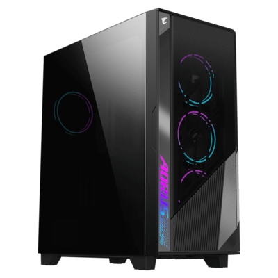 GIGABYTE AORUS C500 Glass Midi Tower Gaming Gehäuse mit Sichtfenster von Gigabyte