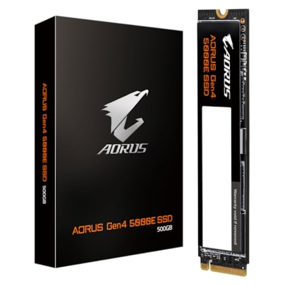 GIGABYTE AORUS Gen4 5000E NVMe SSD 500 GB M.2 2280 PCIe 4.0 GIGABYTE AORUS Gen4 5000E NVMe SSD 500 GB M.2 2280 PCIe 4.0 von Gigabyte