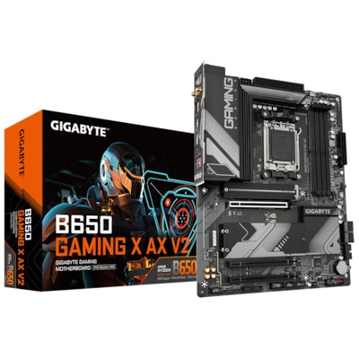 GIGABYTE B650 GAMING X AX V2 ATX Mainboard Sockel AM5 HDMI/DP/USB-C/M.2/WIFI6E von Gigabyte