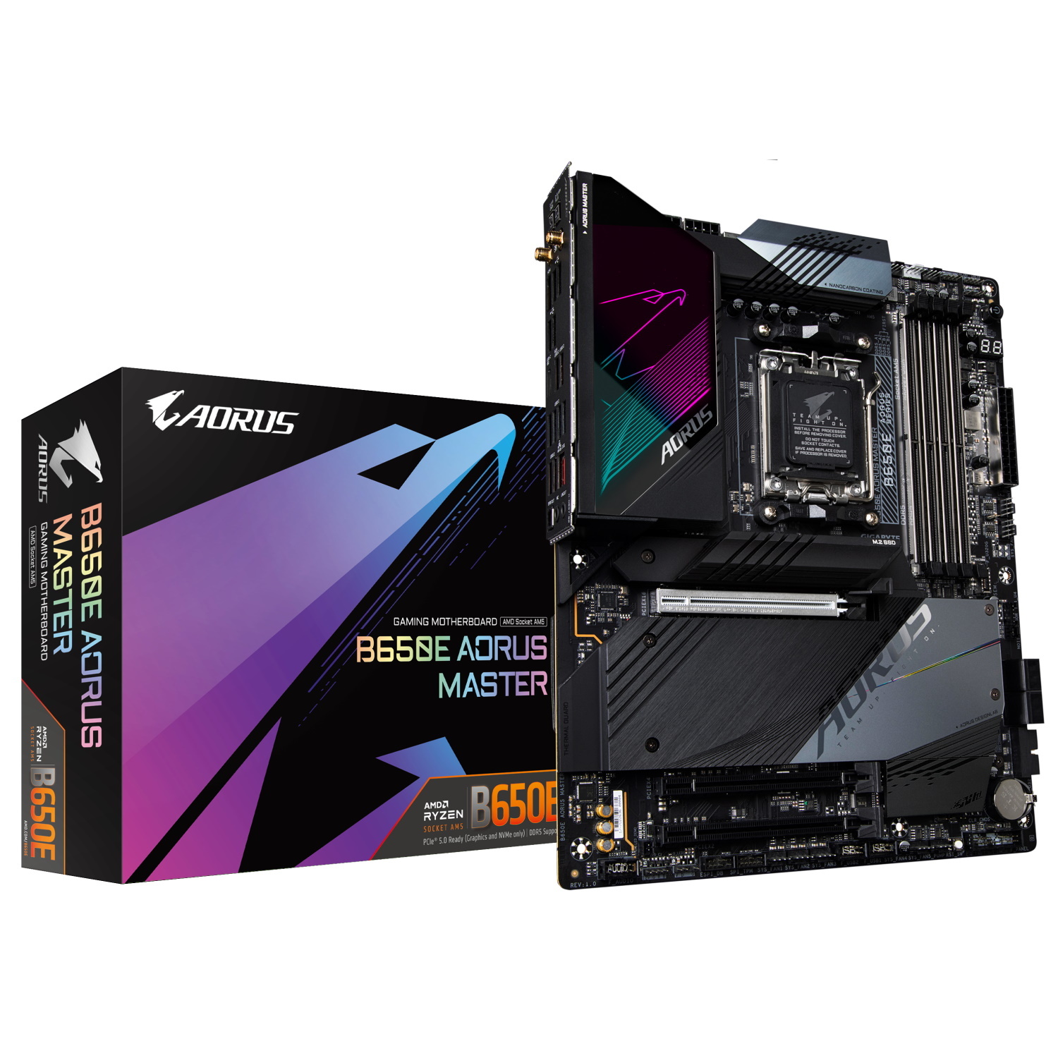 GIGABYTE B650E AORUS MASTER Mainboard Sockel AM5 von Gigabyte