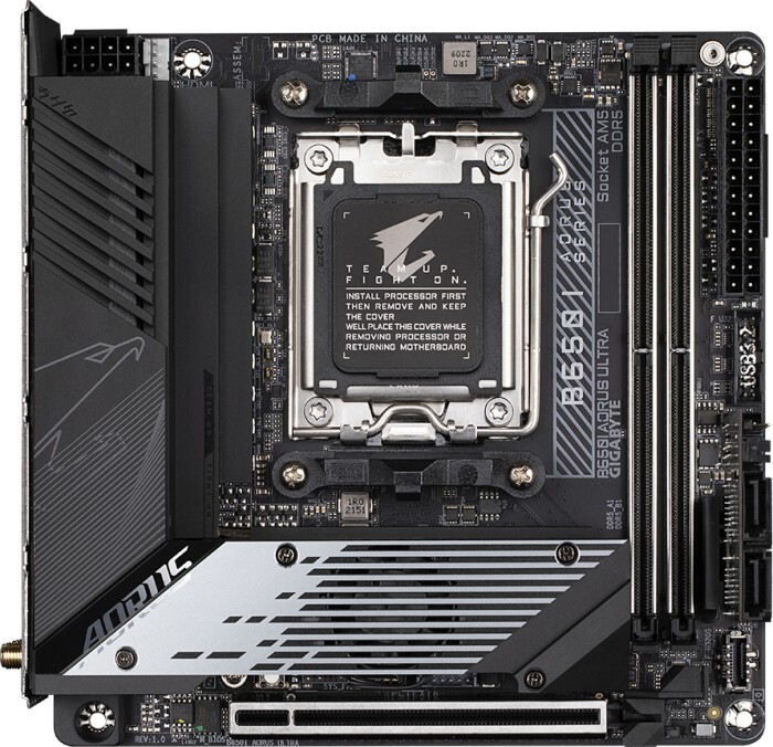 GIGABYTE B650I AORUS Ultra Mainboard von Gigabyte