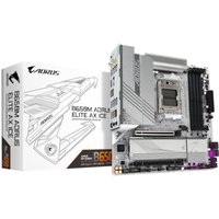 GIGABYTE B650M AORUS ELITE AX ICE mATX Mainboard Sockel AM5 HDMI/DP/USB-C/WIFI6E von Gigabyte