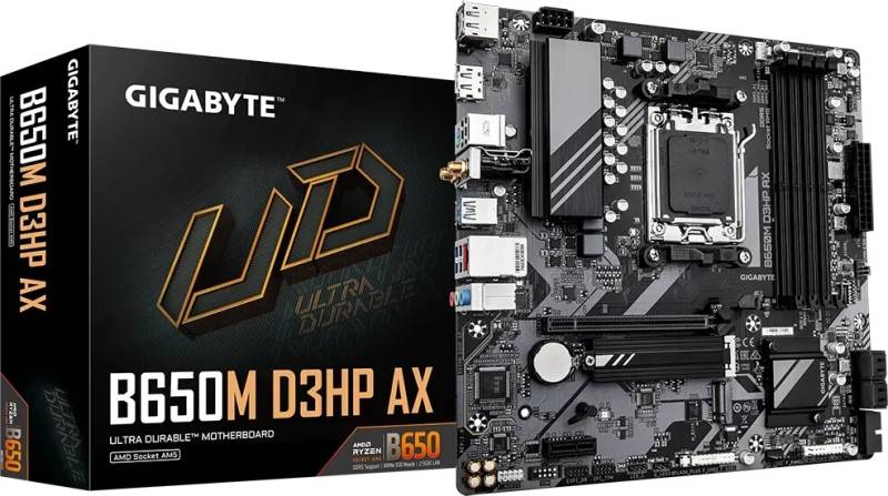 GIGABYTE B650M D3HP AX Mainboard Sockel AM5 von Gigabyte