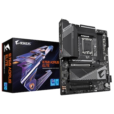 GIGABYTE B760 AORUS ELITE ATX Mainboard Sockel 1700 HDMI/DP/USB-C von Gigabyte