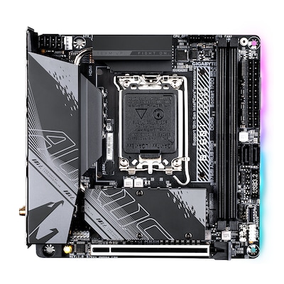 GIGABYTE B760I AORUS PRO M-ITX Mainboard Sockel 1700 HDMI/DP/USB 3.1/WIFI/BT von Gigabyte