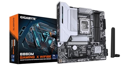 GIGABYTE B860M Gaming X WIFI6E Mainboard - Intel Core Ultra CPUs, 8+1+2+2 Phasen VRM, bis zu 9200MHz DDR5, 1xPCIe 5.0 + 1xPCIe 4.0 M.2, 2,5 GbE LAN, WiFi 6E, USB 4 GIGABYTE B860M Gaming X WIFI6E Mainboard - Intel Core Ultra CPUs, 8+1+2+2 Phasen VRM, bis zu 9200MHz DDR5, 1xPCIe 5.0 + 1xPCIe 4.0 M.2, 2,5 GbE LAN, WiFi 6E, USB 4 von Gigabyte
