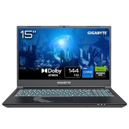 GIGABYTE G5 Gaming Laptop | 15,6" 144Hz FHD Display | Intel i7-13620H | Nvidia GeForce RTX 4050 G5 MF5-H2DE354KD von Gigabyte