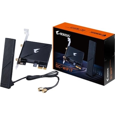 GIGABYTE GIGA GC-WIFI7 Wi-Fi 7 & Bluetooth 5.3 WLAN Karte (PCIe x1) von Gigabyte