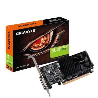 GIGABYTE GeForce GT 1030 2GB GDDR5 Grafikkarte DVI/HDMI Low Profile von Gigabyte