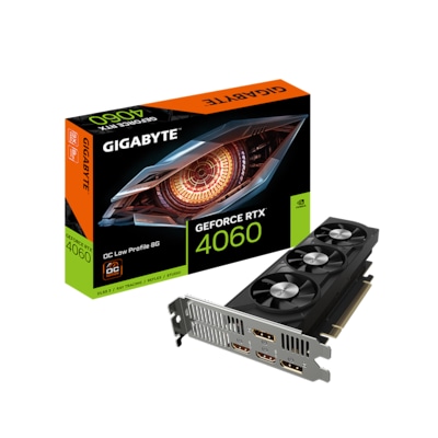 GIGABYTE GeForce RTX 4060  OC Low Profile 8GB GDDR6 Grafikkarte 2xHDMI 2xDP von Gigabyte