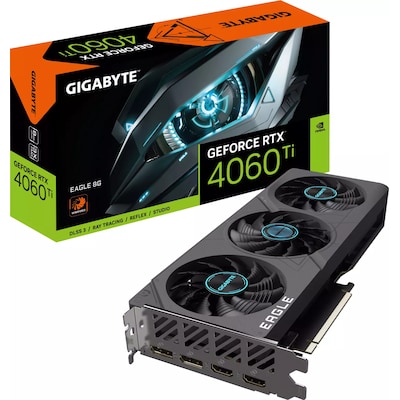 GIGABYTE GeForce RTX 4060Ti EAGLE OC 8GB GDDR6 Grafikkarte 2xHDMI 2xDP von Gigabyte