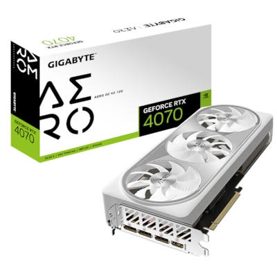 GIGABYTE GeForce RTX 4070 AERO OC V2 12GB GDDR6X Grafikkarte 1xHDMI 3xDP von Gigabyte
