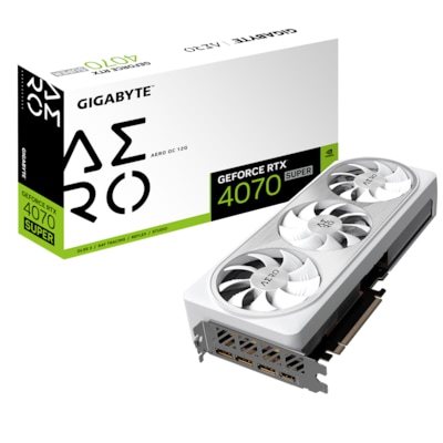 GIGABYTE GeForce RTX 4070 SUPER 12GB Aero OC Grafikkarte von Gigabyte