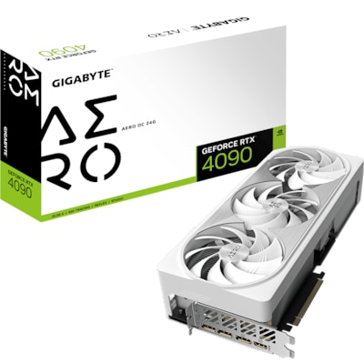 GIGABYTE GeForce RTX 4090 AERO OC 24GB GDDR6X Grafikkarte 1xHDMI, 3xDP von Gigabyte
