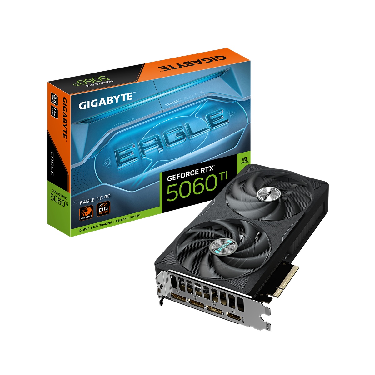 GIGABYTE GeForce RTX 5060 Ti Eagle OC 8G - 8GB GDDR7, HDMI, 3x DP GIGABYTE GeForce RTX 5060 Ti Eagle OC 8G - 8GB GDDR7, HDMI, 3x DP von Gigabyte