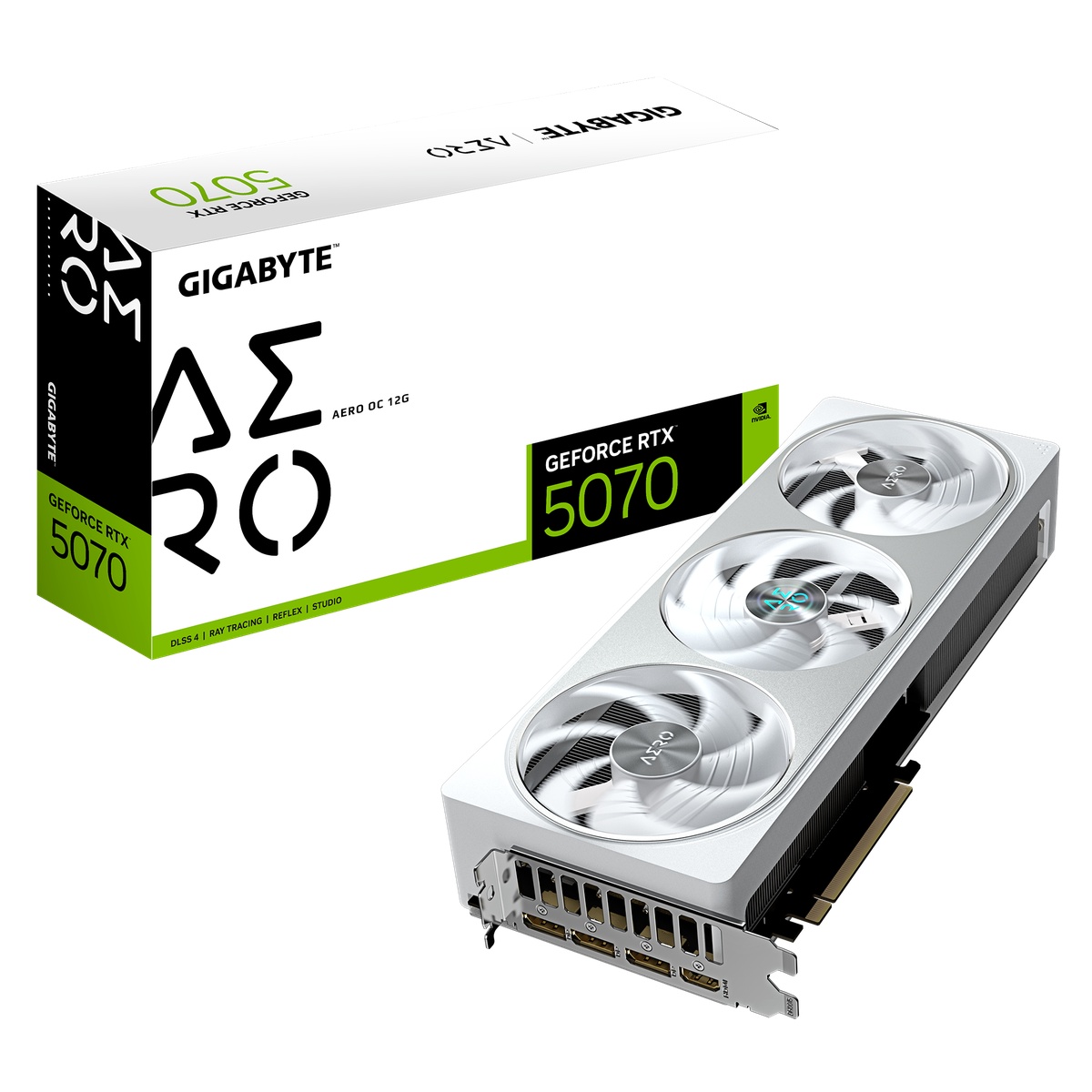 GIGABYTE GeForce RTX 5070 Aero OC 12G B-Ware - 12GB GDDR7, HDMI, 3x DP GIGABYTE GeForce RTX 5070 Aero OC 12G B-Ware - 12GB GDDR7, HDMI, 3x DP von Gigabyte