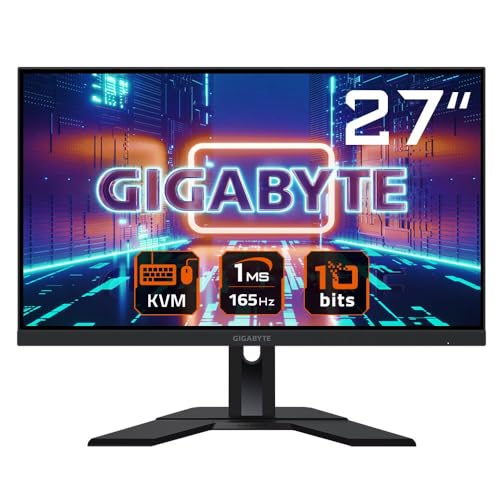 GIGABYTE M27Q 27 inch, KVM, Gaming Monitor QHD (2560 x 1440) 170 Hz, Black von Gigabyte