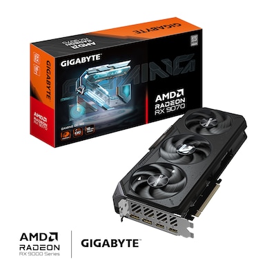 GIGABYTE Radeon RX 9070 GAMING OC 16G Grafikkarte HDMI/DP von Gigabyte