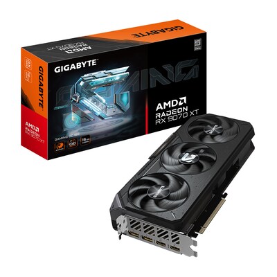 GIGABYTE Radeon RX 9070 XT GAMING OC 16G Grafikkarte HDMI/DP GIGABYTE Radeon RX 9070 XT GAMING OC 16G Grafikkarte HDMI/DP von Gigabyte