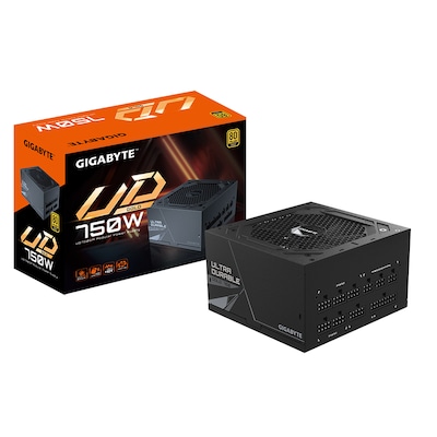 GIGABYTE UD750GM 750W ATX Netzteil, 80+ Gold, voll modular von Gigabyte