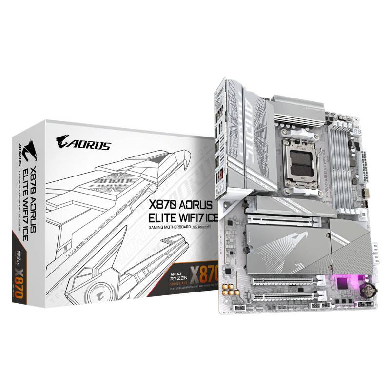GIGABYTE X870 AORUS Elite WIFI7 ICE Mainboard Sockel AM5 B-Ware von Gigabyte