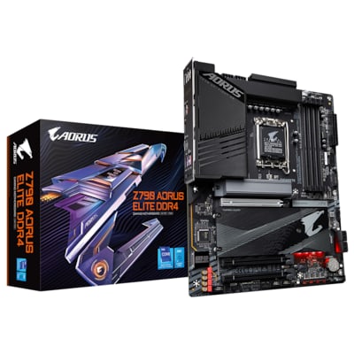 GIGABYTE Z790 AORUS ELITE DDR4 ATX Mainboard Sockel 1700 USB-C/HDMI von Gigabyte