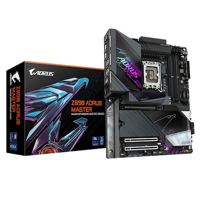 GIGABYTE Z890 AORUS MASTER DDR5 ATX Mainboard Sockel 1851 TB4/HDMI/WIFI7 GIGABYTE Z890 AORUS MASTER DDR5 ATX Mainboard Sockel 1851 TB4/HDMI/WIFI7 von Gigabyte