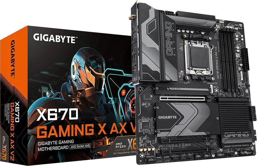 GigaByte X670 GAMING X AX V2 Mainboard Sockel AM5 von Gigabyte