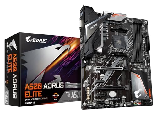 Gigabyte A520 AORUS Elite ATX Motherboard for AMD AM4 CPUs von Gigabyte