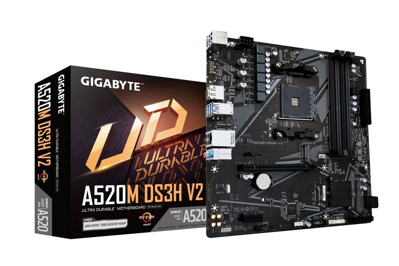 Gigabyte A520M DS3H V2 Mainboard von Gigabyte