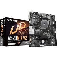 Gigabyte A520M K V2 mATX Mainboard Sockel AM4 VGA/HDMI/M.2/SATA/PS2 von Gigabyte