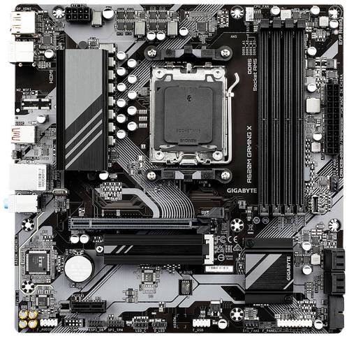 Gigabyte A620M GAMING X Mainboard Sockel (PC) AMD AM5 Formfaktor (Details) Micro-ATX Mainboard-Chips von Gigabyte