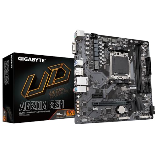 Gigabyte A620M S2H Motherboard AMD A620 Buchse AM5 Micro ATX von Gigabyte
