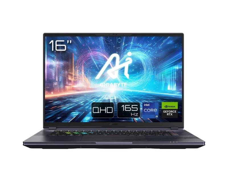 Gigabyte AORUS 16X ASG Gaming-Notebook (40.64 cm/16 Zoll, Intel Core i9 14900HX, RTX 4070, 3000 GB SSD) von Gigabyte