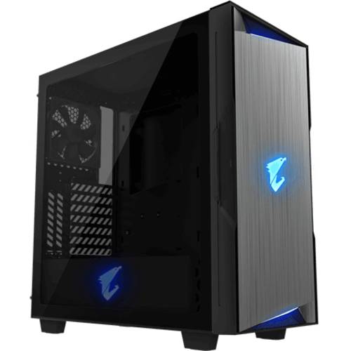 Gigabyte AORUS C300 GLASS Midi-Tower PC-Gehäuse Schwarz von Gigabyte