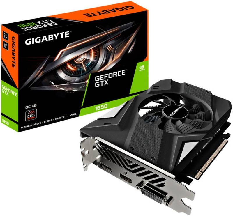 Gigabyte AORUS GeForce GTX 1650 D6 OC 4G Grafikkarte (4 GB, GDDR6) von Gigabyte