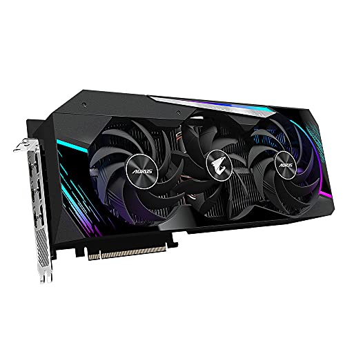 Gigabyte AORUS GeForce RTX 3080 Master 10 GB V3 LHR Grafikkarte, GV-N3080AORUS M-10GD V3 von Gigabyte