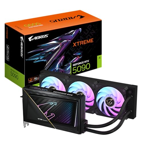 Gigabyte AORUS GeForce RTX 5090 Xtreme WATERFORCE 32G Grafikkarte - 32 GB GDDR7, 512 Bit, PCI-E 5.0, 2655 MHz Kernfrequenz, 3 x DP 2.1a, 1 x HDMI 2.1b, NVIDIA DLSS 4, GV-N5090AORUSX W-32GD Gigabyte AORUS GeForce RTX 5090 Xtreme WATERFORCE 32G Grafikkarte - 32 GB GDDR7, 512 Bit, PCI-E 5.0, 2655 MHz Kernfrequenz, 3 x DP 2.1a, 1 x HDMI 2.1b, NVIDIA DLSS 4, GV-N5090AORUSX W-32GD von Gigabyte