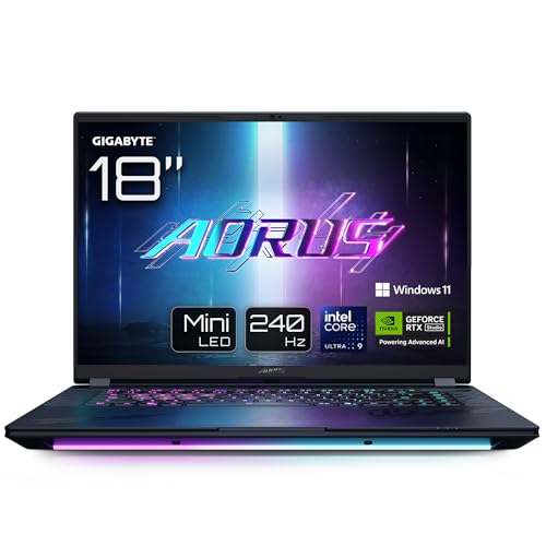 Gigabyte AORUS Master 18 BZH Gaming-Laptop - 18,0“, 240Hz WQXGA, Intel Core 275HX, RTX 5090 GPU, 64GB DDR5 5600MHz, 2 x Gen4 2TB SSD, Windows 11 Pro, 2 Jahre Garantie, AORUS Master 18 BZHC6DED42SP Gigabyte AORUS Master 18 BZH Gaming-Laptop - 18,0“, 240Hz WQXGA, Intel Core 275HX, RTX 5090 GPU, 64GB DDR5 5600MHz, 2 x Gen4 2TB SSD, Windows 11 Pro, 2 Jahre Garantie, AORUS Master 18 BZHC6DED42SP von Gigabyte