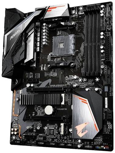 Gigabyte B450 AORUS ELITE V2 - 1.0 Mainboard Sockel (PC) AMD AM4 Formfaktor (Details) ATX Mainboard- von Gigabyte