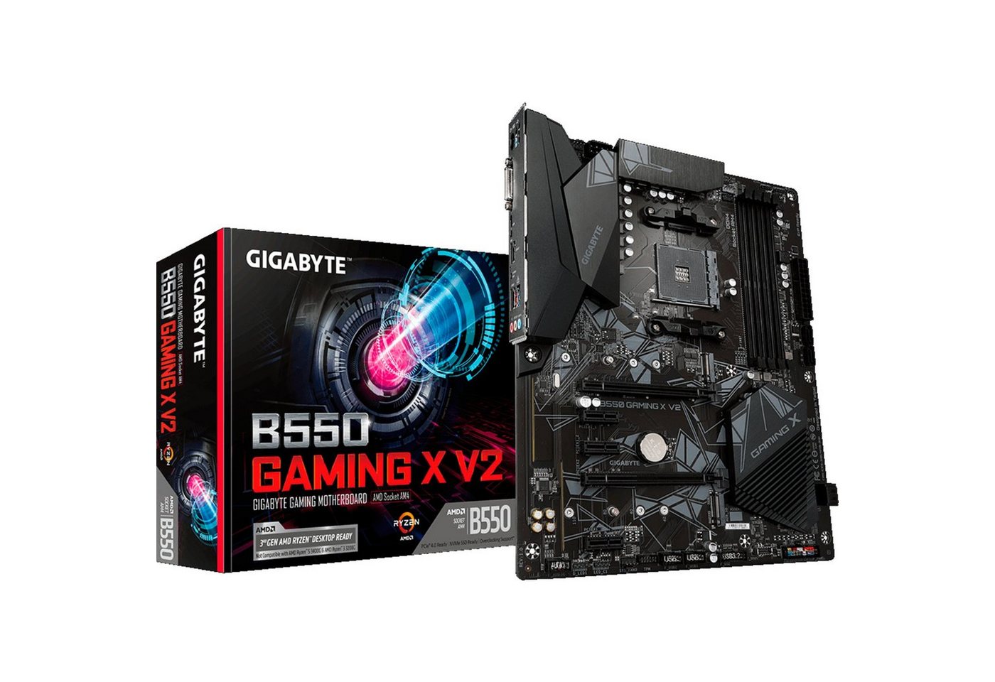 Gigabyte B550 GAMING X V2 Mainboard RGB Fusion von Gigabyte