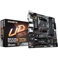 Gigabyte B550M DS3H mATX Mainboard Sockel AM4 M.2/HDMI/DVI/USB von Gigabyte