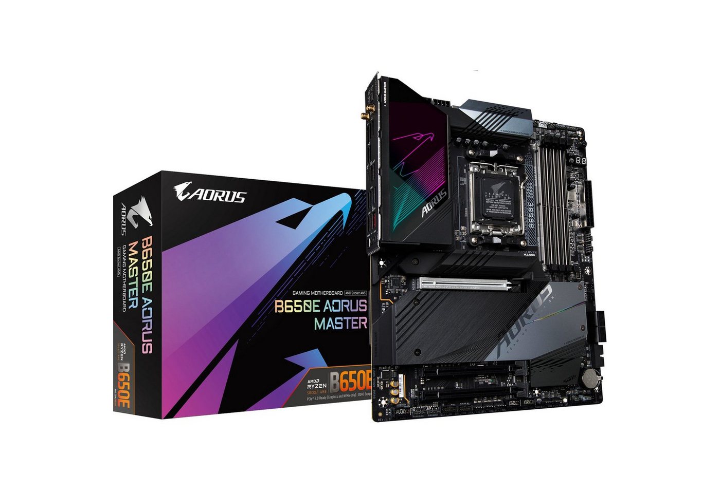 Gigabyte B650E AORUS MASTER Mainboard AURA Sync von Gigabyte