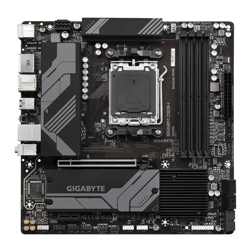 Gigabyte B650M DS3H Mainboard Sockel (PC) AMD AM5 Formfaktor (Details) Micro-ATX Mainboard-Chipsatz von Gigabyte