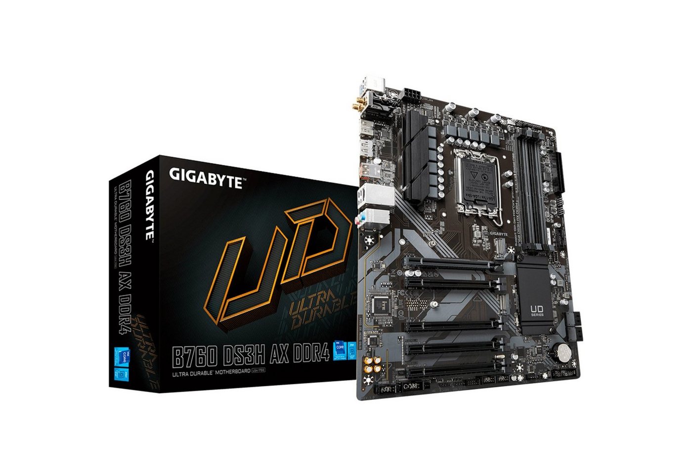 Gigabyte B760 DS3H AX Mainboard RGB Fusion von Gigabyte